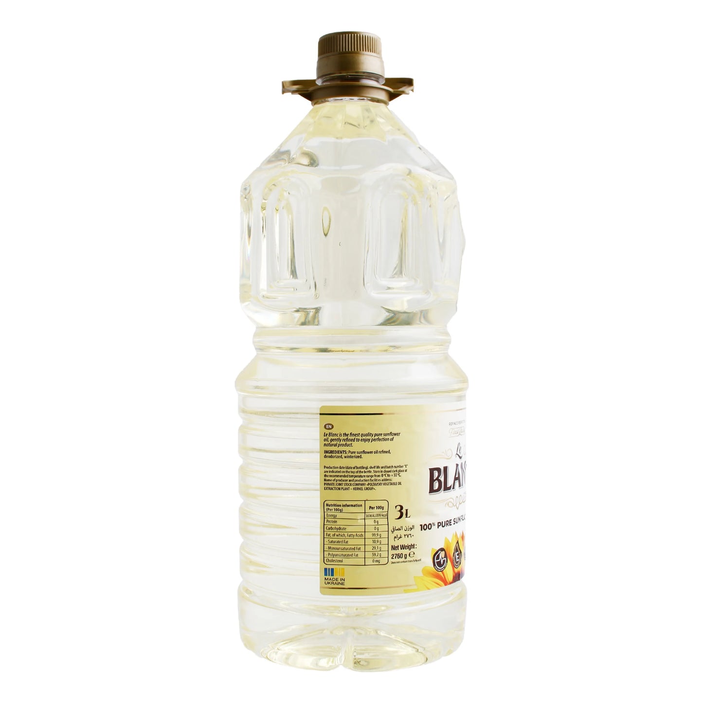 Le Blanc Sunflower Oil 3 Liters